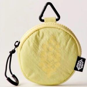 Free People Essentials Only Pouch in yellow